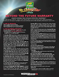Corrosion-FREE Oil Guard 'Beyond the Future Warranty'