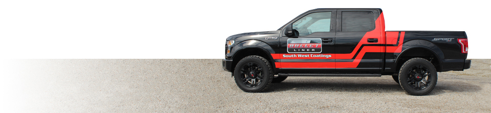 South West Coatings Company Vehicle with Logo and Graphics