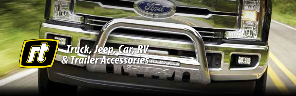 RT Car & Truck Accessories Header with Logo